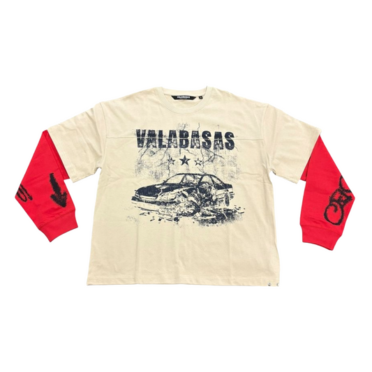 VALABASAS "MARVEL" DOUBLE LAYERED TEE