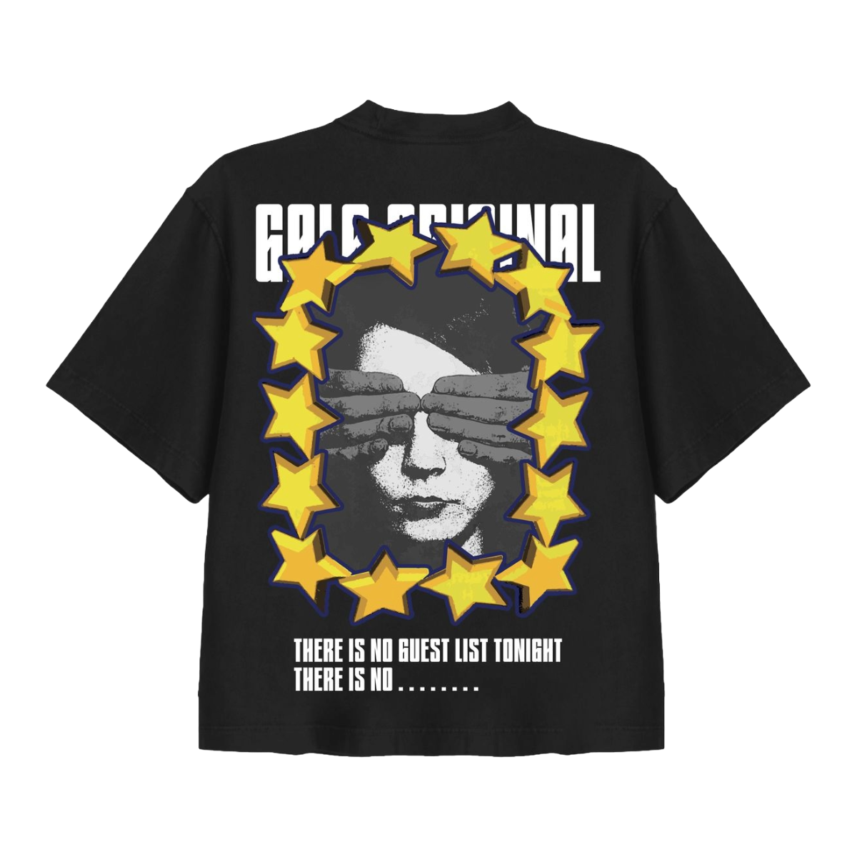 GALA NO GUEST LIST TEE - BLACK
