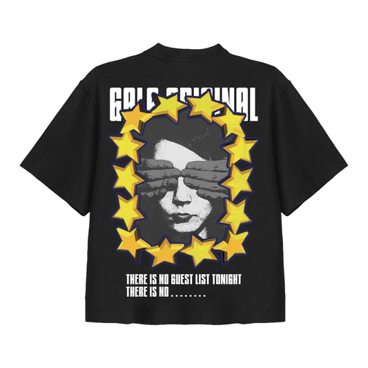 GALA NO GUEST LIST TEE - BLACK