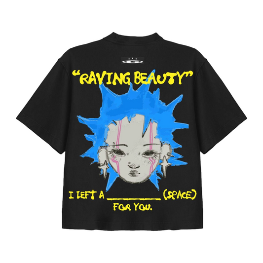 GALA RAVE TEE - BLACK