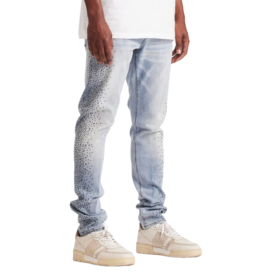 EMBELLISH FROST DENIM - BLUE