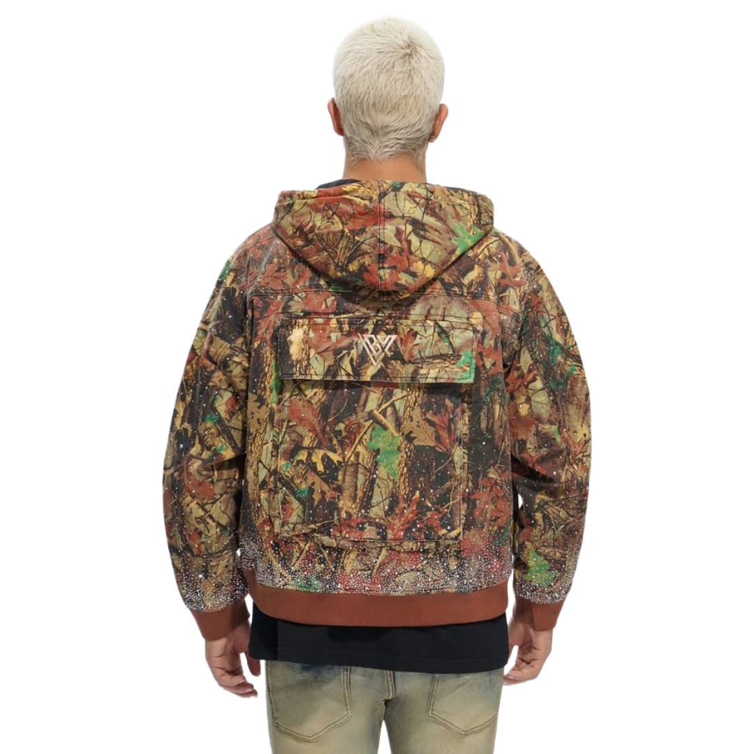 VALABASAS STALKER JACKET - LEAF CAMO