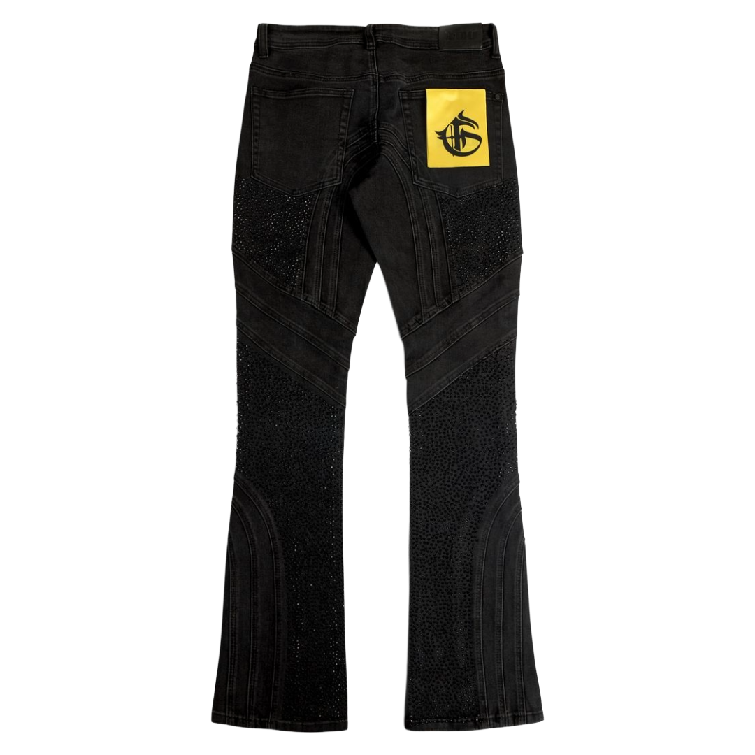 GFTD LEVEL BLK WASH DENIM
