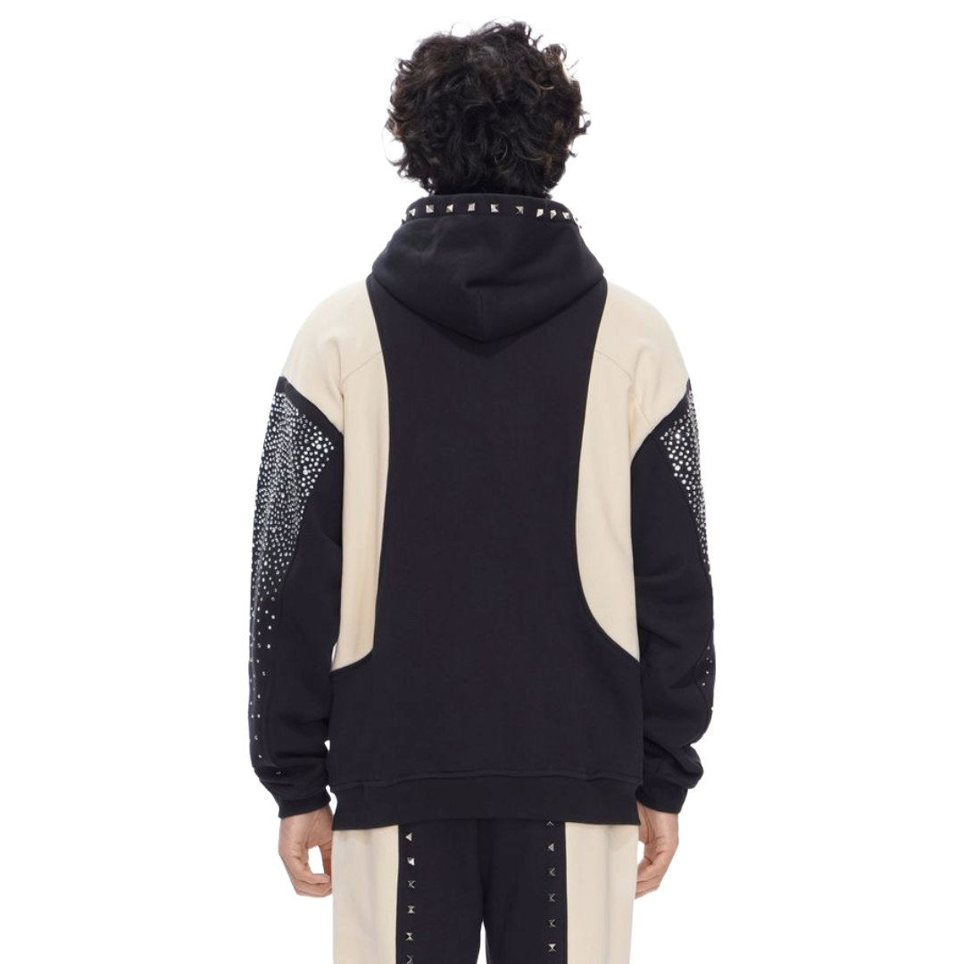 VALABASAS "PONCHO" BLACK FLEECE JACKET