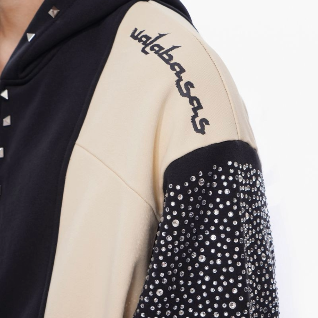 VALABASAS "PONCHO" BLACK FLEECE JACKET