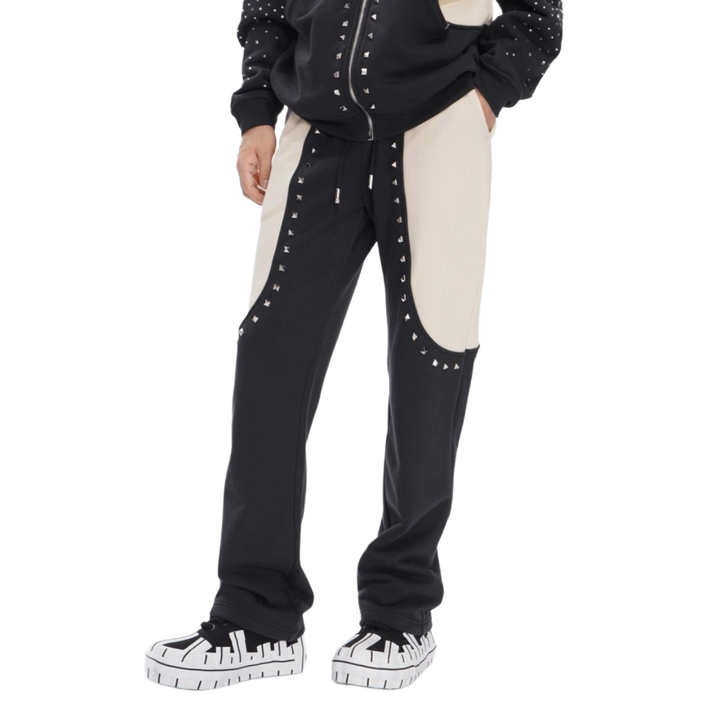 VALABASAS "CHEIF" BLACK STRAIGHT FIT PANTS