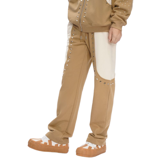 VALABASAS "CHEIF" KHAKI STRAIGHT FIT PANTS