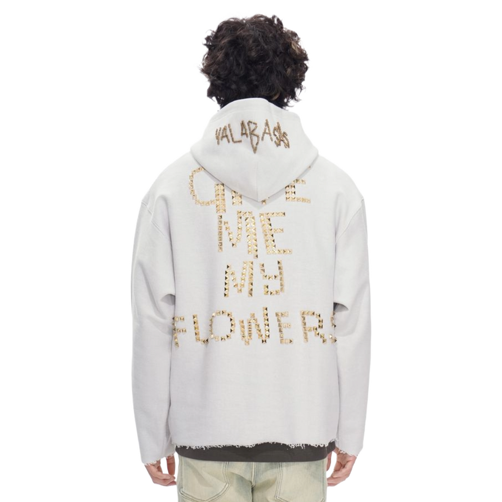 VALABASAS "HAND IT" LT GREY HOODIE