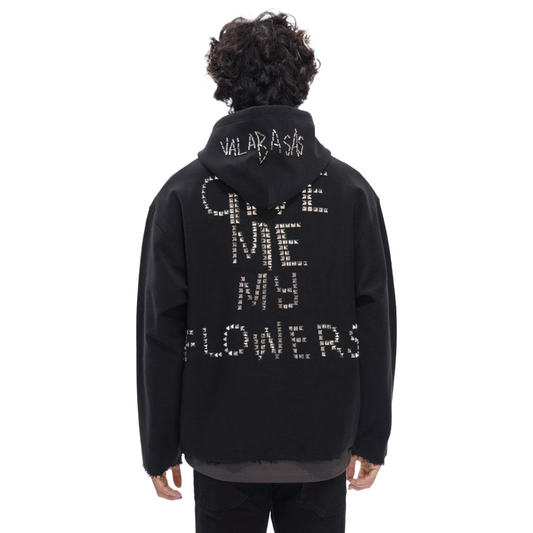 VALABASAS "HAND IT" BLACK HOODIE