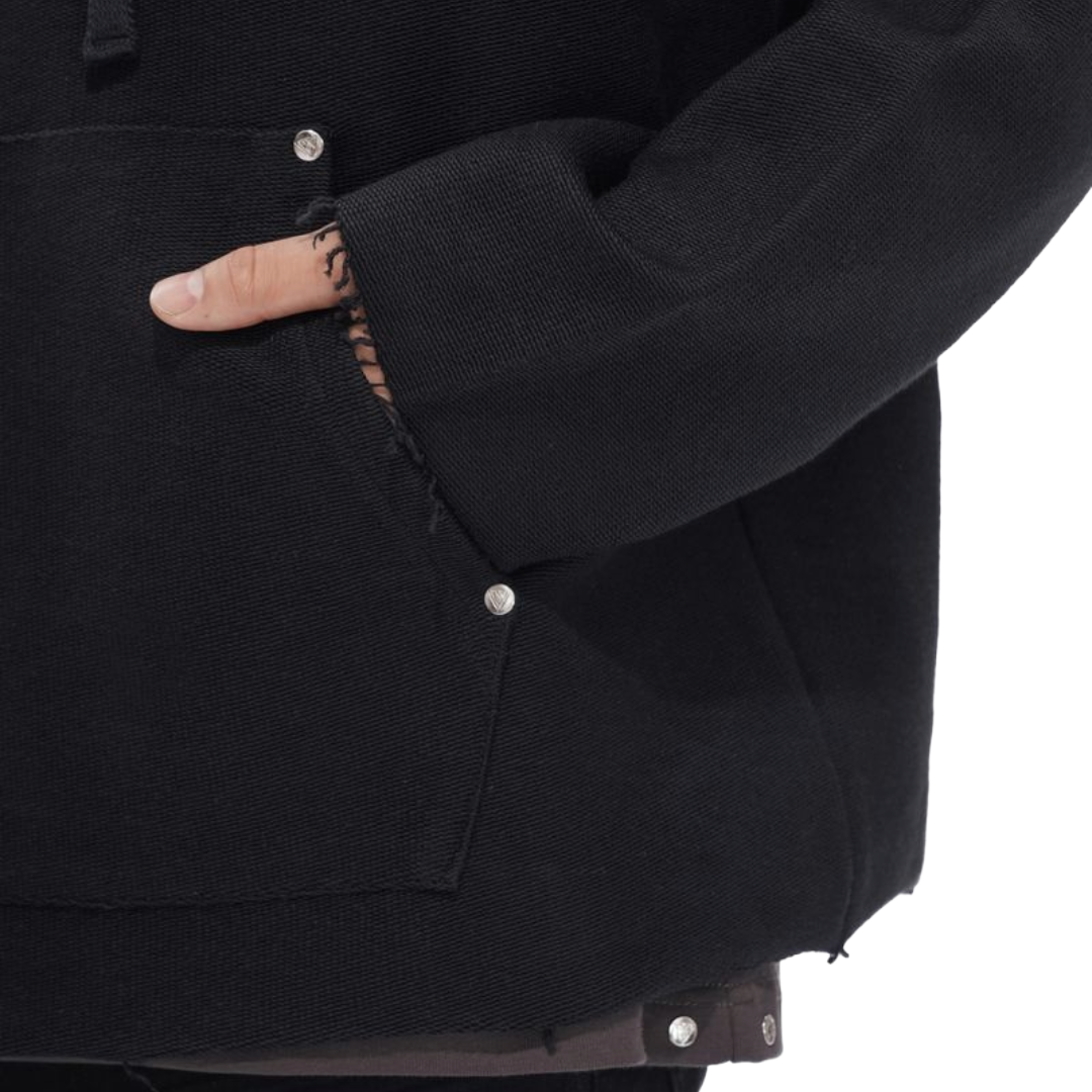 VALABASAS "HAND IT" BLACK HOODIE