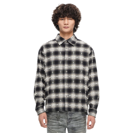 VALABASAS "ROUTINE" BLACK BUTTON DOWN