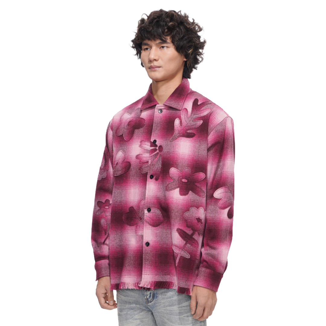 VALABASAS "HARVEST" PINK BUTTON DOWN