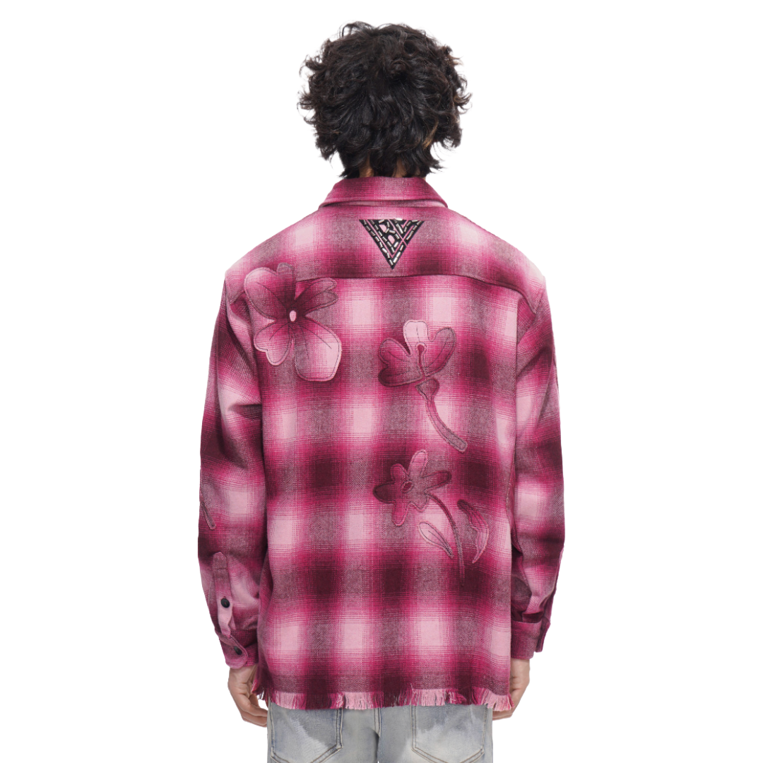 VALABASAS "HARVEST" PINK BUTTON DOWN