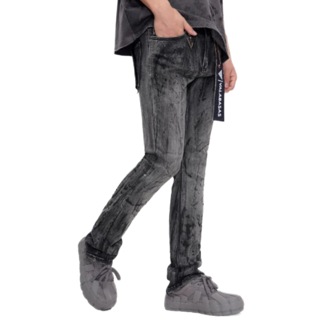 VALABASAS "ASTONISH" STACKED FLARE JEAN