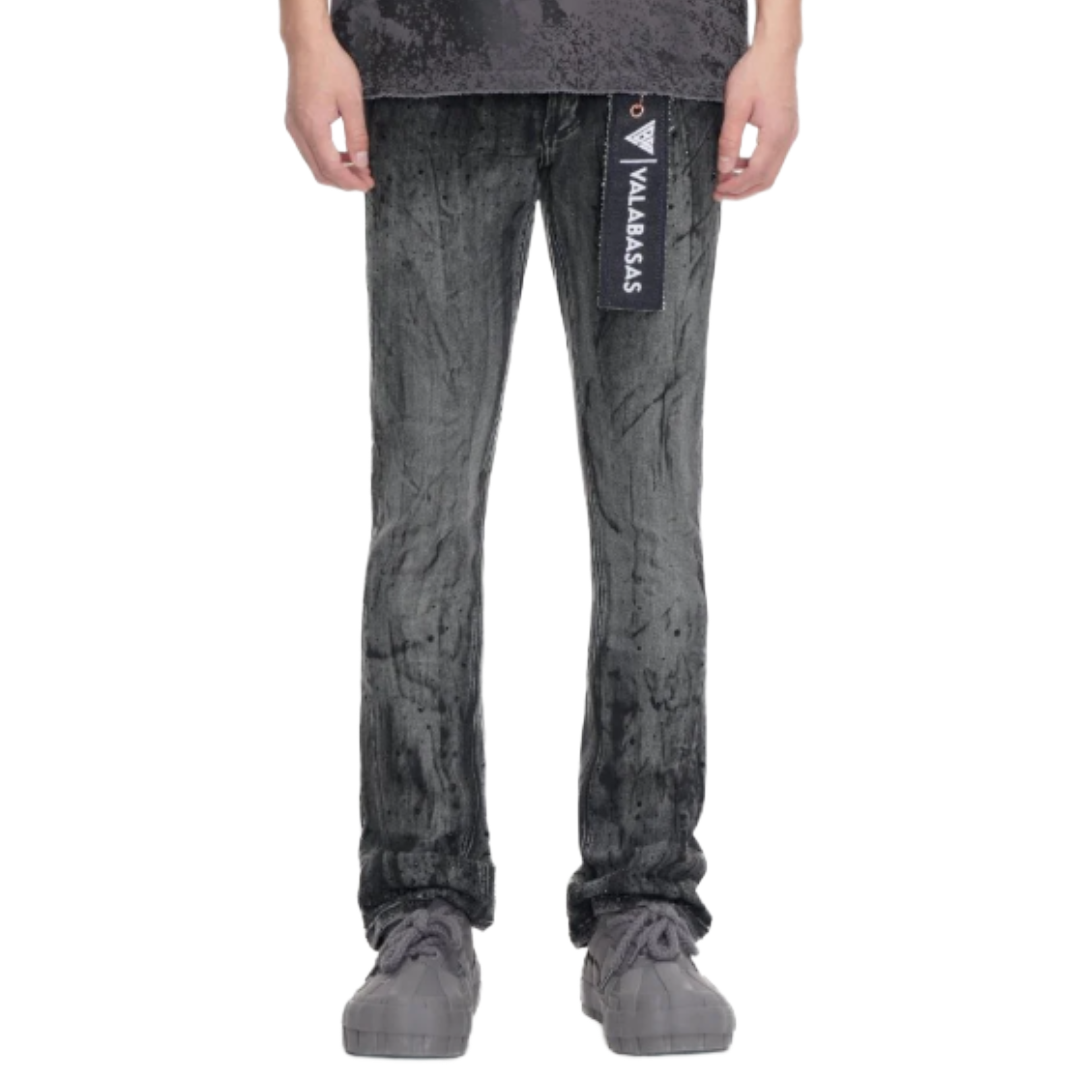 VALABASAS "ASTONISH" STACKED FLARE JEAN