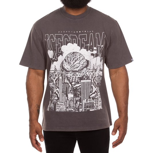 IC INVASION SS KNIT - CHARCOAL