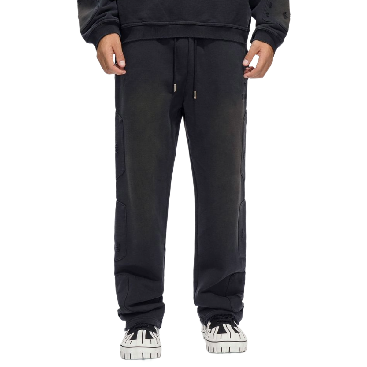 VALABASAS BLACK PIVOT SWEATPANTS