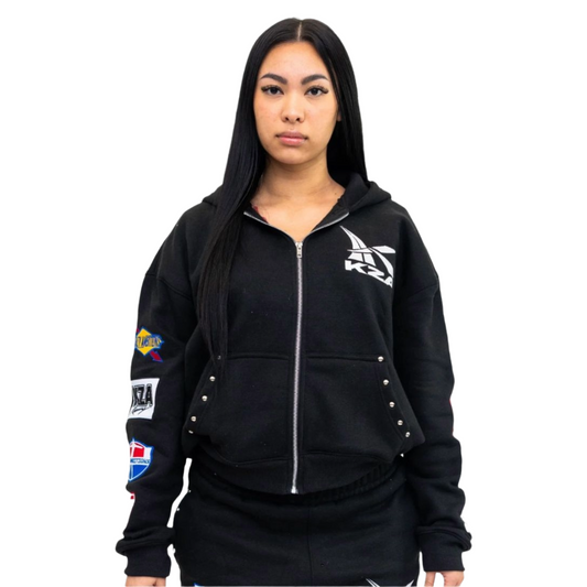 KRAZY AMBITIONS SPEED ZONE BLACK JACKET