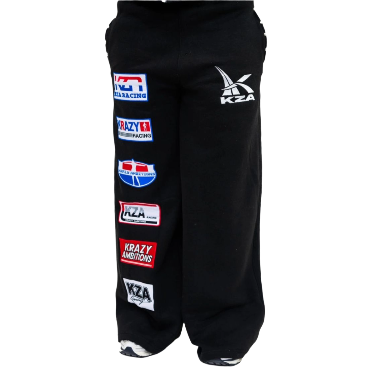 KRAZY AMBITIONS SPEED ZONE BLACK PANTS