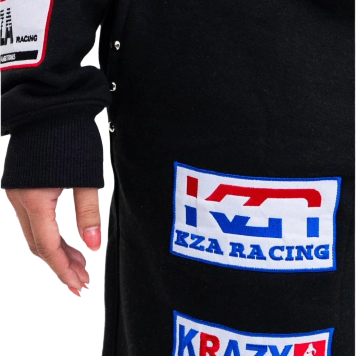 KRAZY AMBITIONS SPEED ZONE BLACK PANTS