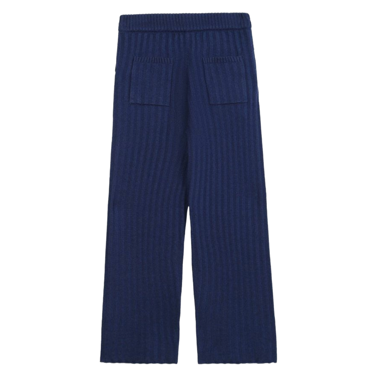 VDL TACTO KNIT PANTS - BLUE (CASHMERE BLEND)