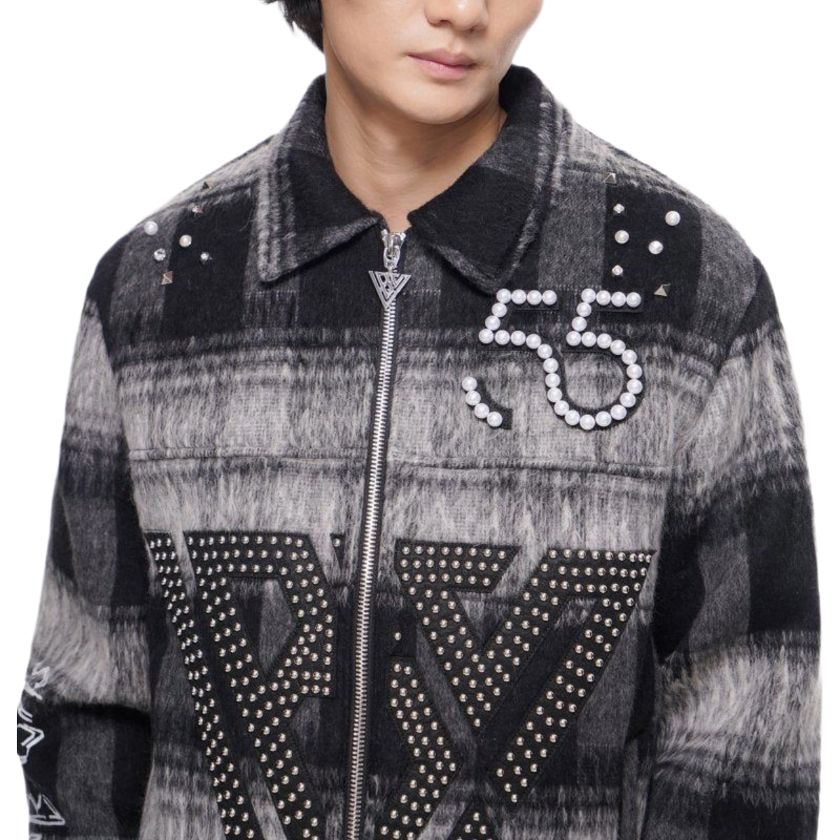 VALABASAS BLACK GARLAND WOVEN JACKET