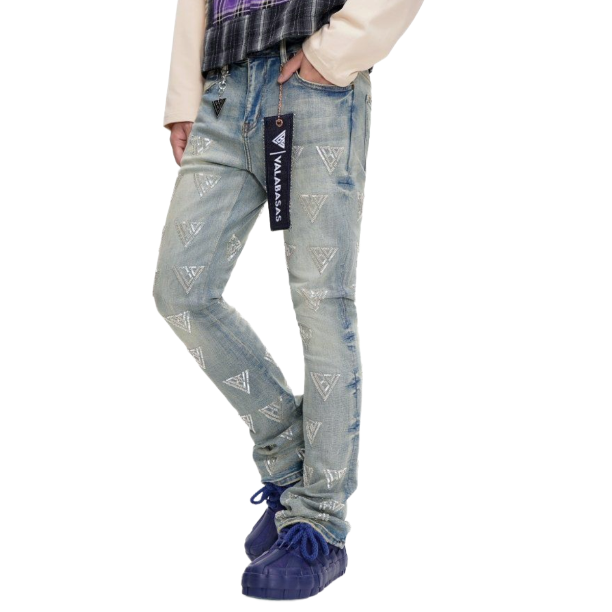 VALABASAS 'CODE' STACKED - VTG WASH