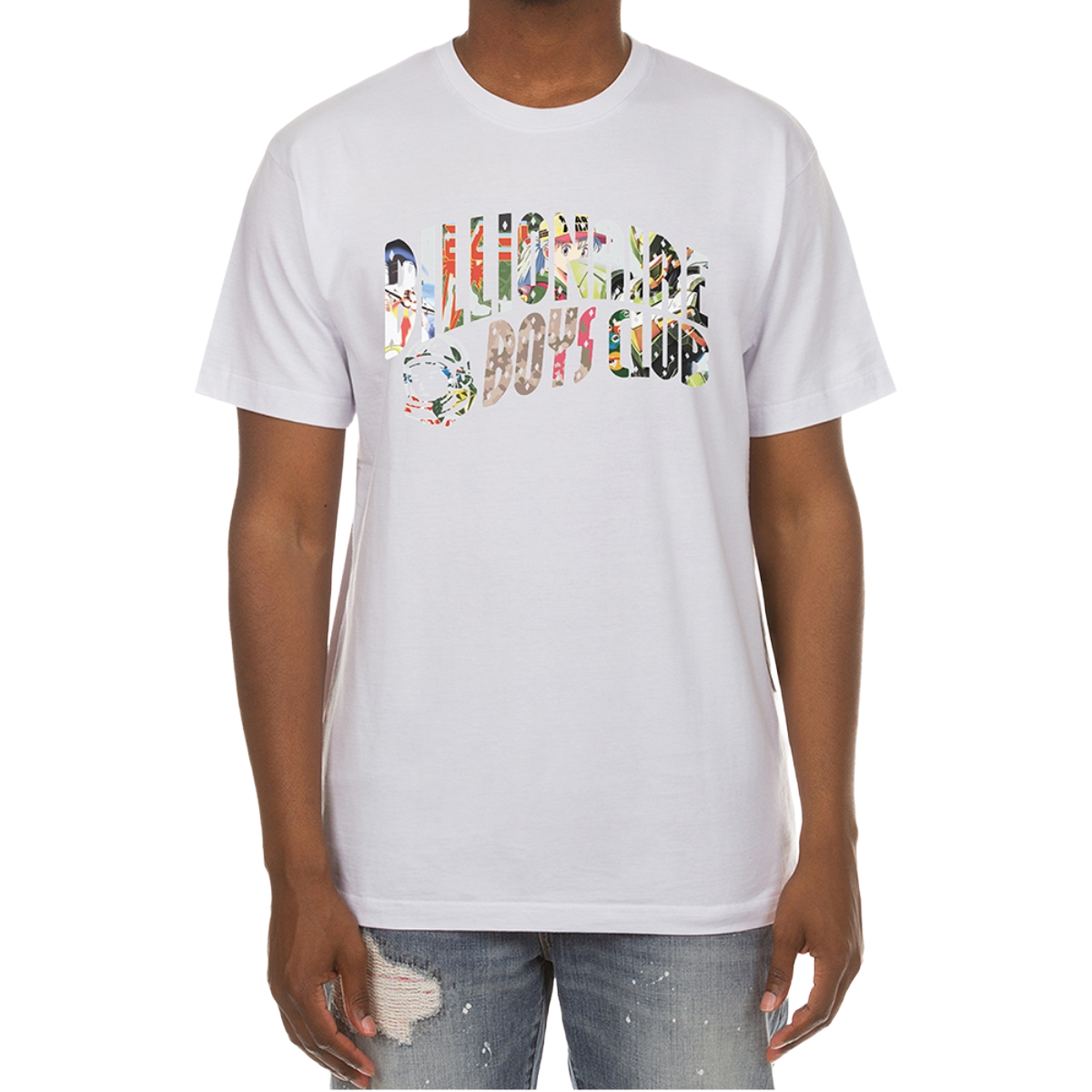 BB CURVE COLLAGE SS TEE (WHITE)