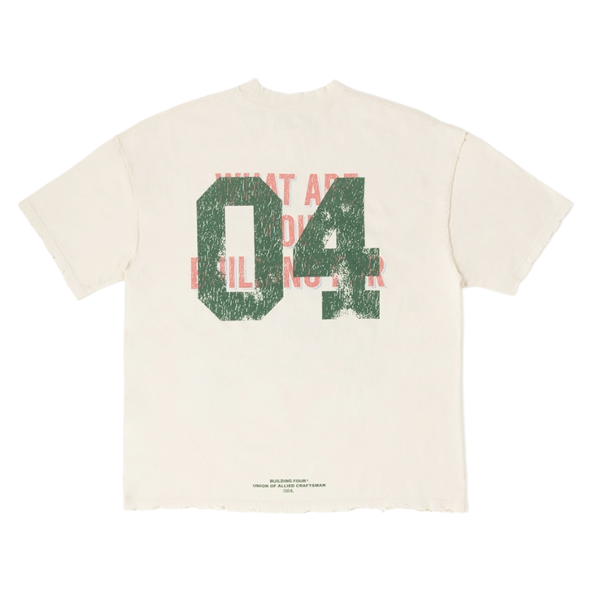 BLDG4 NOTRE DAME SS KNIT (ANTIQUE WHITE)