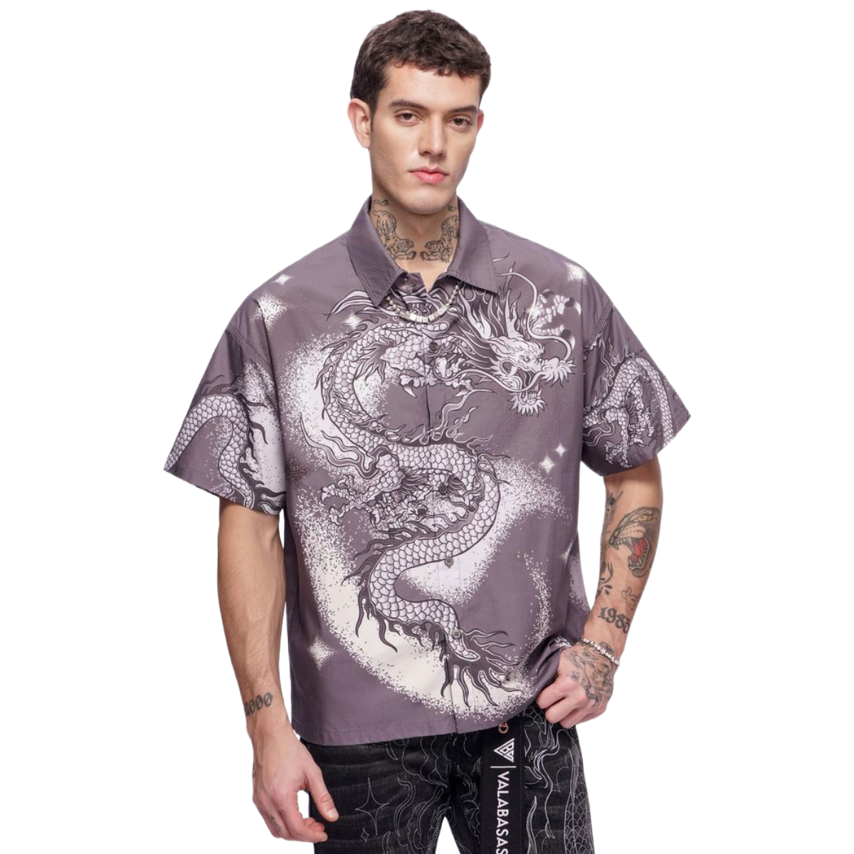 VALABASAS "NORIKU" BUTTON DOWN - GREY