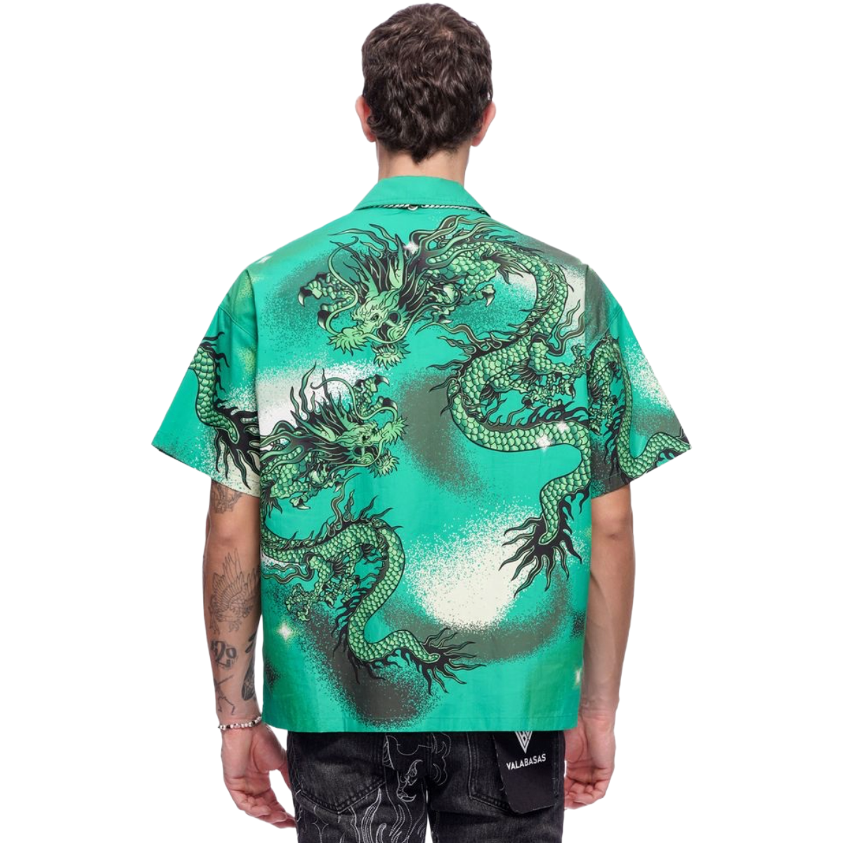 VALABASAS "NORIKU" BUTTON DOWN - GREEN