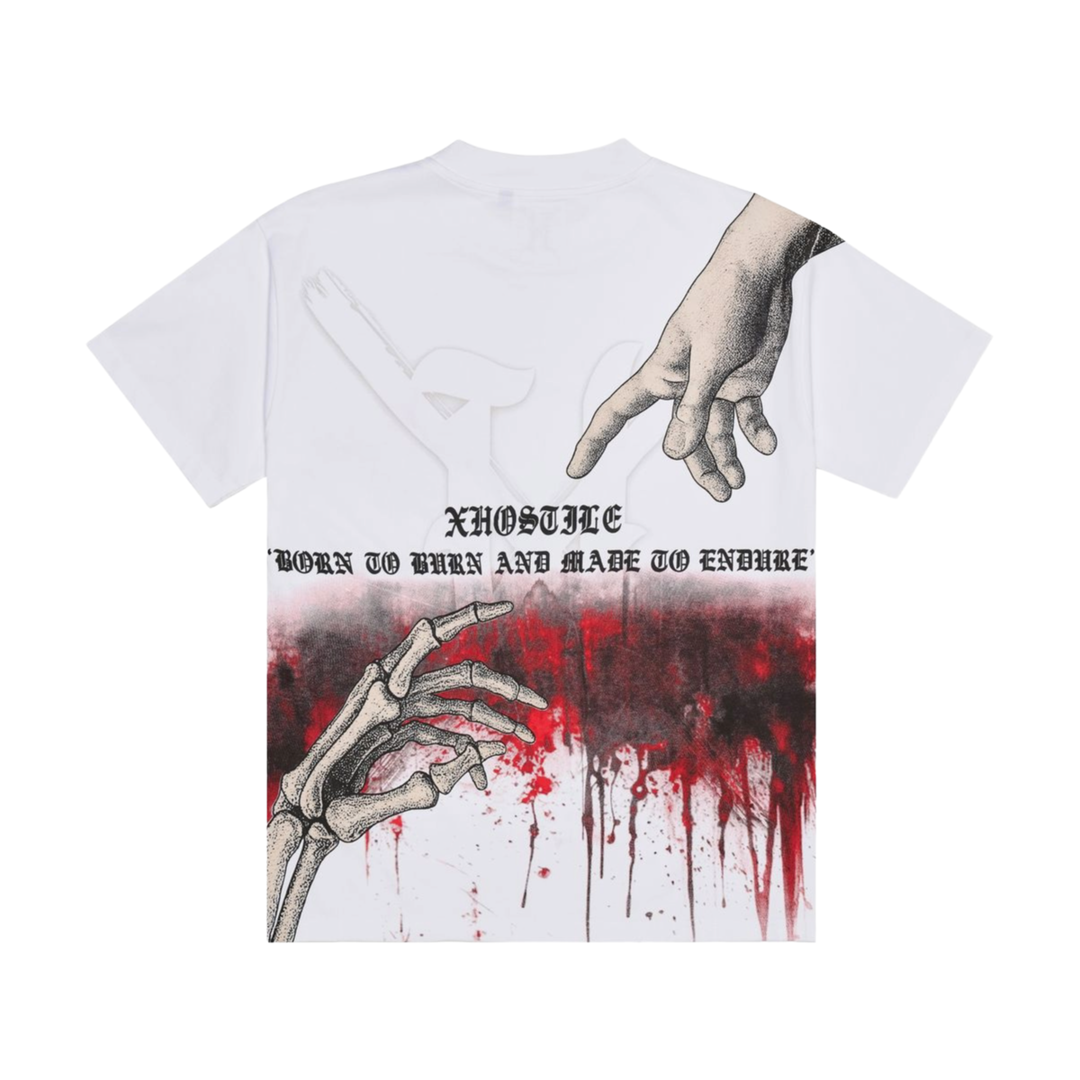 XHOSTILE 'DEADLY TOUCH' TEE - WHITE
