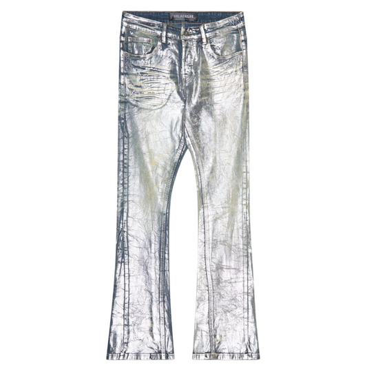 VALABASAS "FAX" WAXED STACKED DENIM