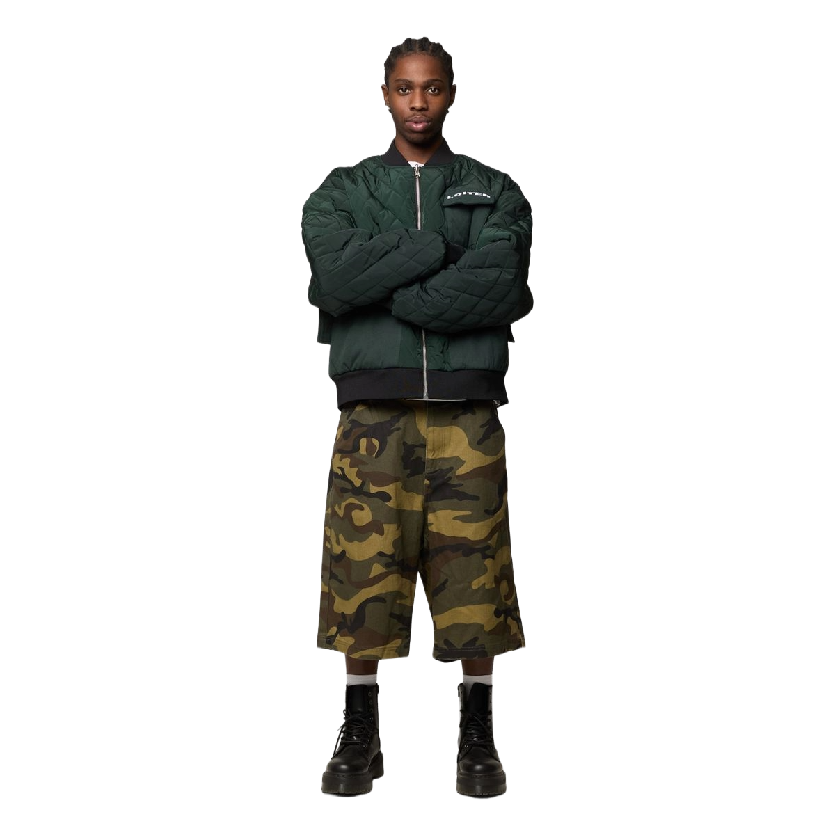 LOITER CYBER REVERSIBLE BOMBER JACKET