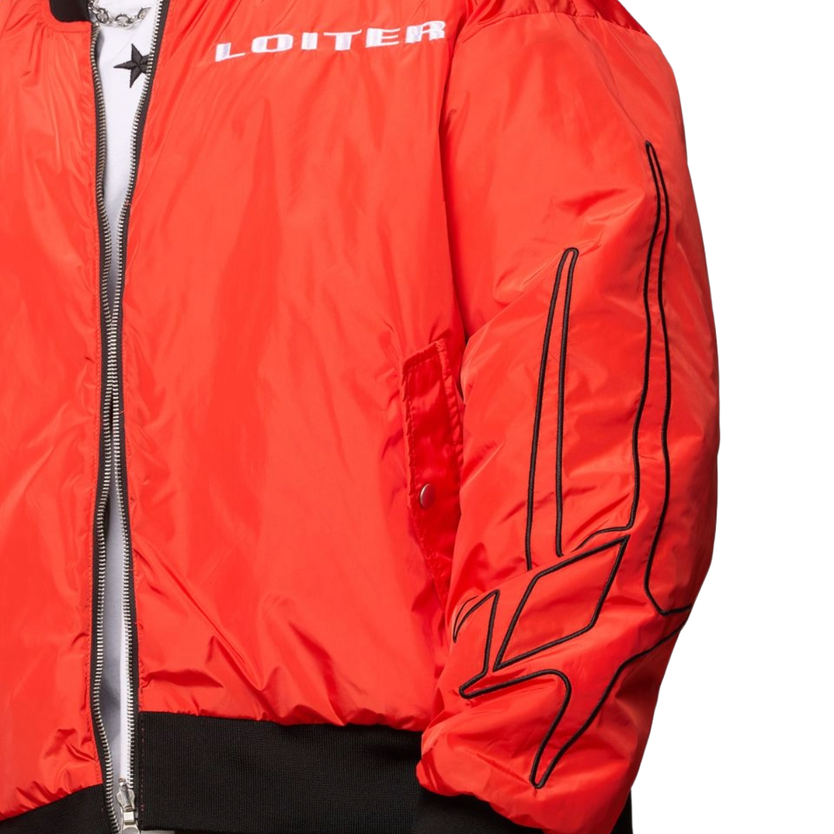 LOITER CYBER REVERSIBLE BOMBER JACKET