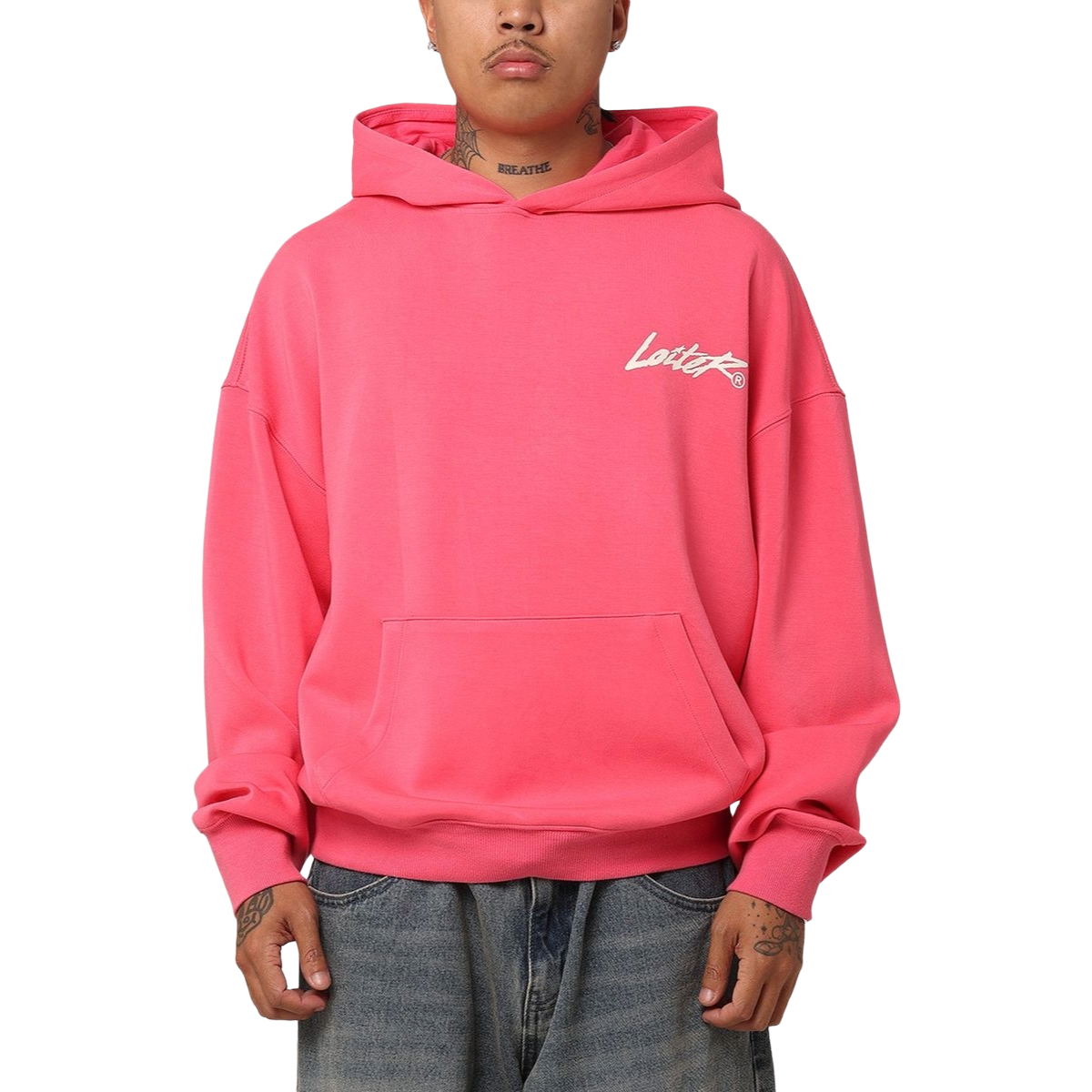 LOITER CHROMA PREMIUM HOODIE - PINK