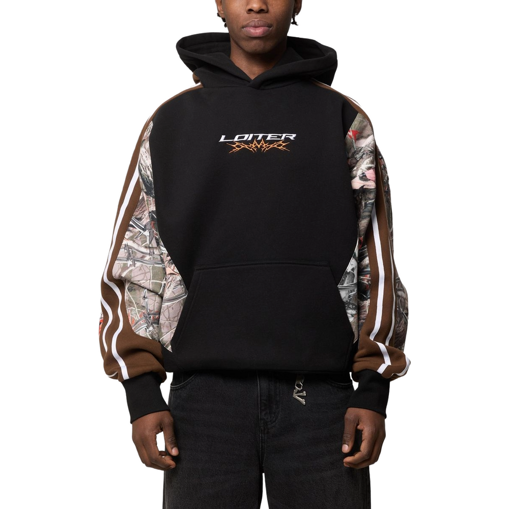 LOITER HUNTER PATCHWORK HOODIE