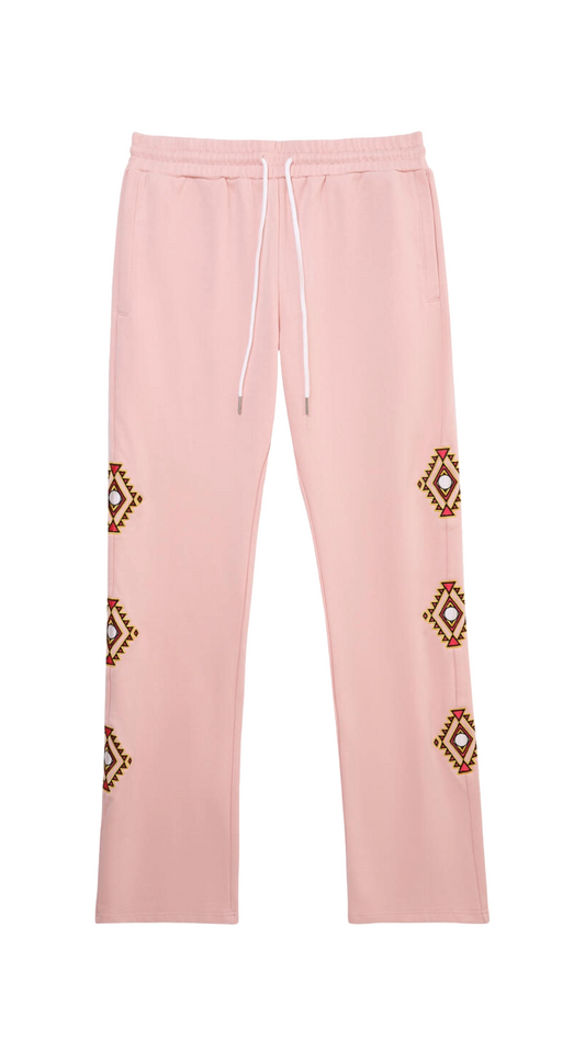 CAMPUS WESTERN FLARE JOGGERS (PINK)