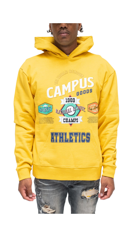 CAMPUS LEAGUE HOODIE (YELLOW)