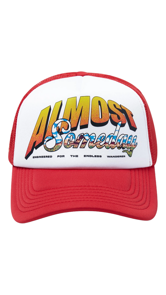 ALMOST SOMEDAY HUMAN NATURE TRUCKER (RED)