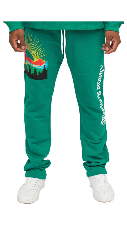 ALMOST SOMEDAY EXPLORER JOGGERS (GREEN)