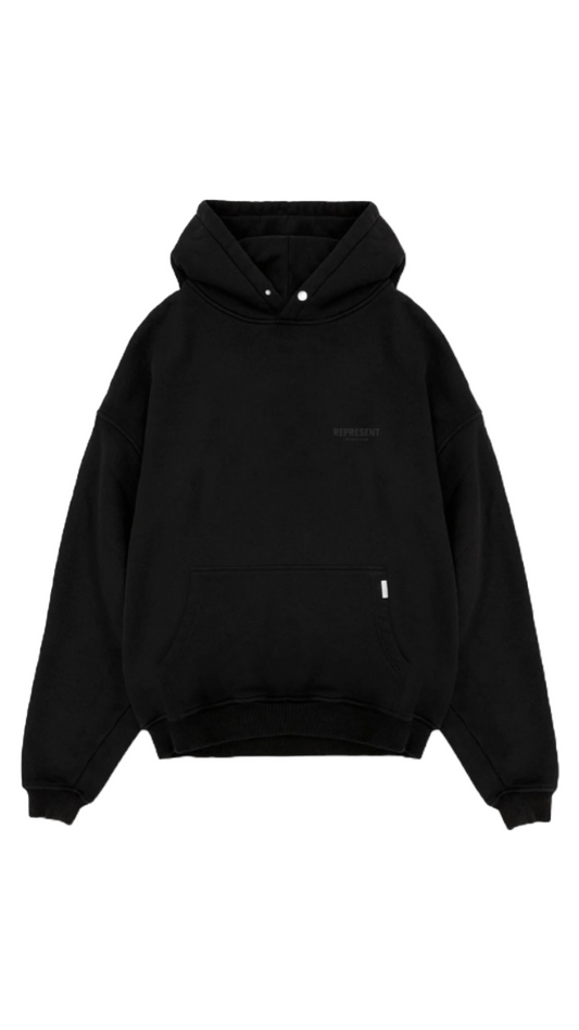 REPRESENT OWNERS CLUB HOODIE - BLACK REFLECTIVE