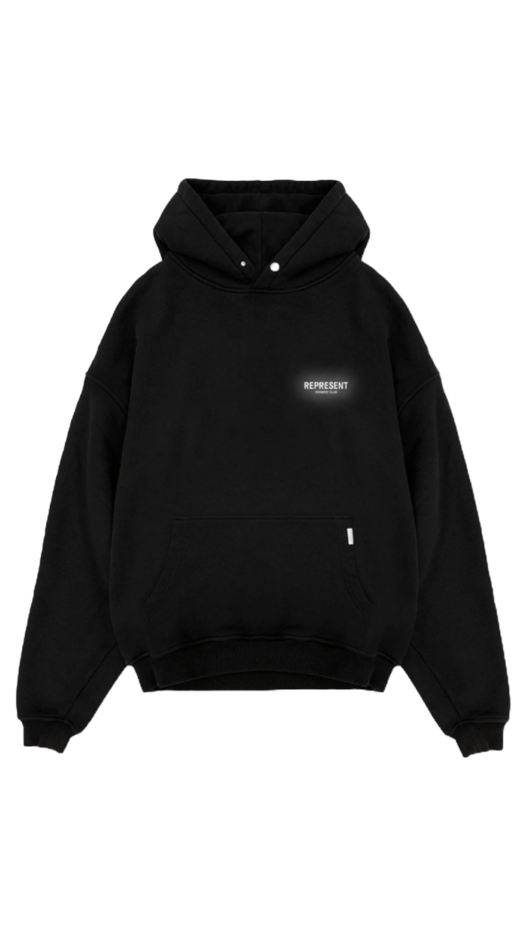 REPRESENT OWNERS CLUB HOODIE - BLACK REFLECTIVE