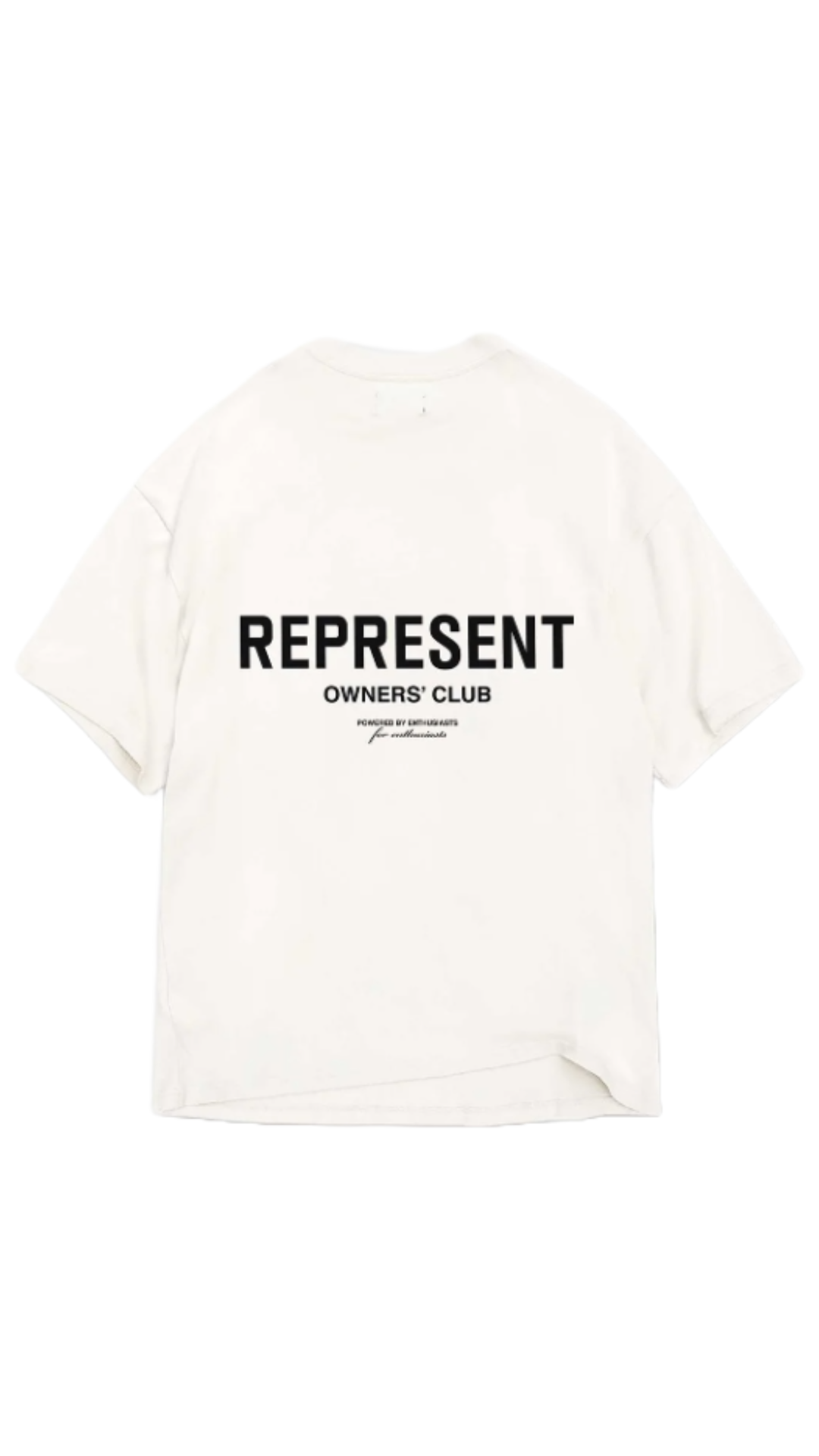 REPRESENT OWNERS CLUB T-SHIRT - FLAT WHITE