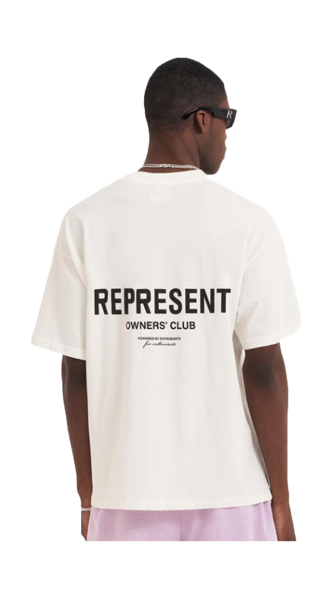 REPRESENT OWNERS CLUB T-SHIRT - FLAT WHITE