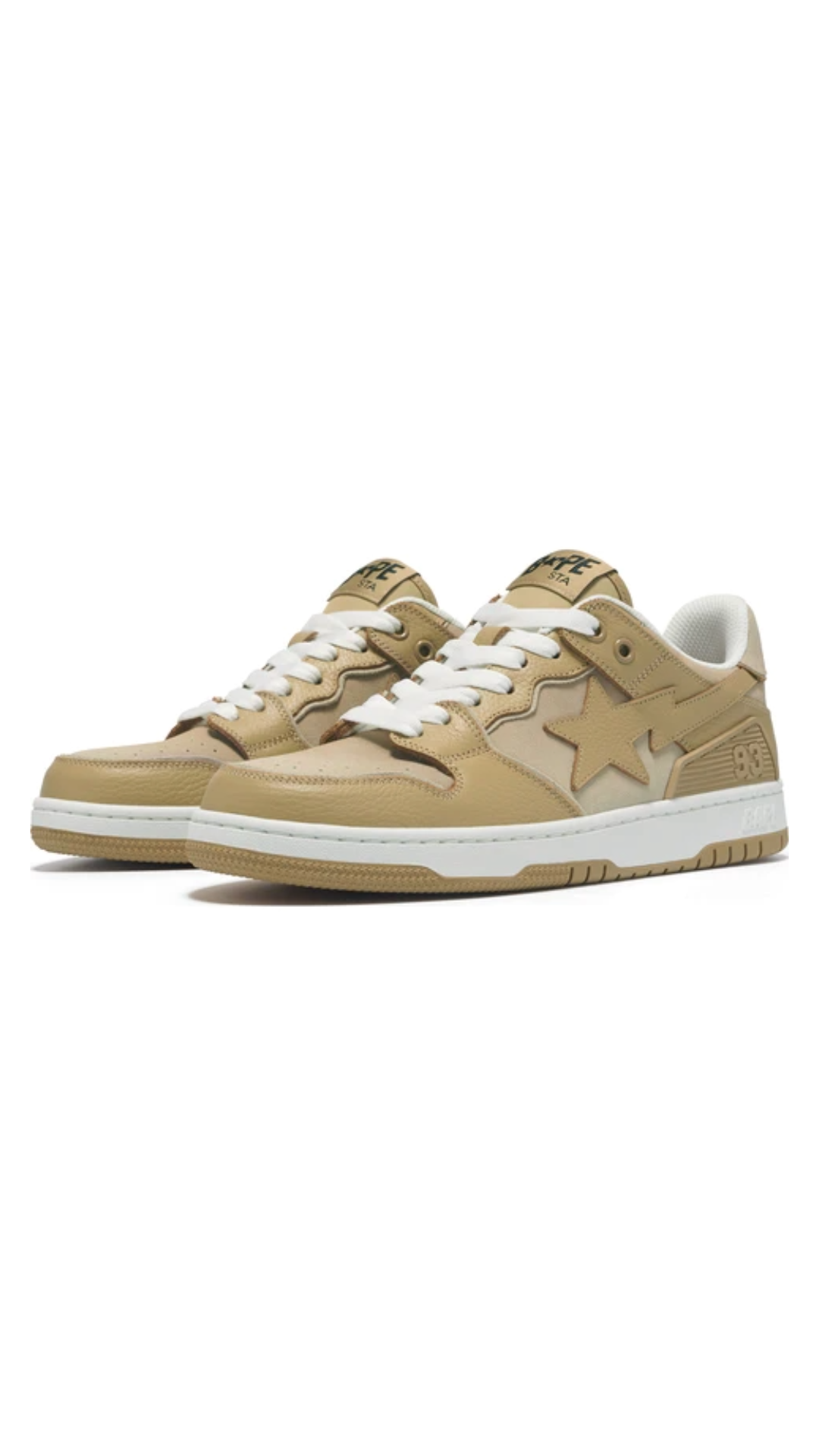 BAPE® SK8 STA #4 MENS BEIGE