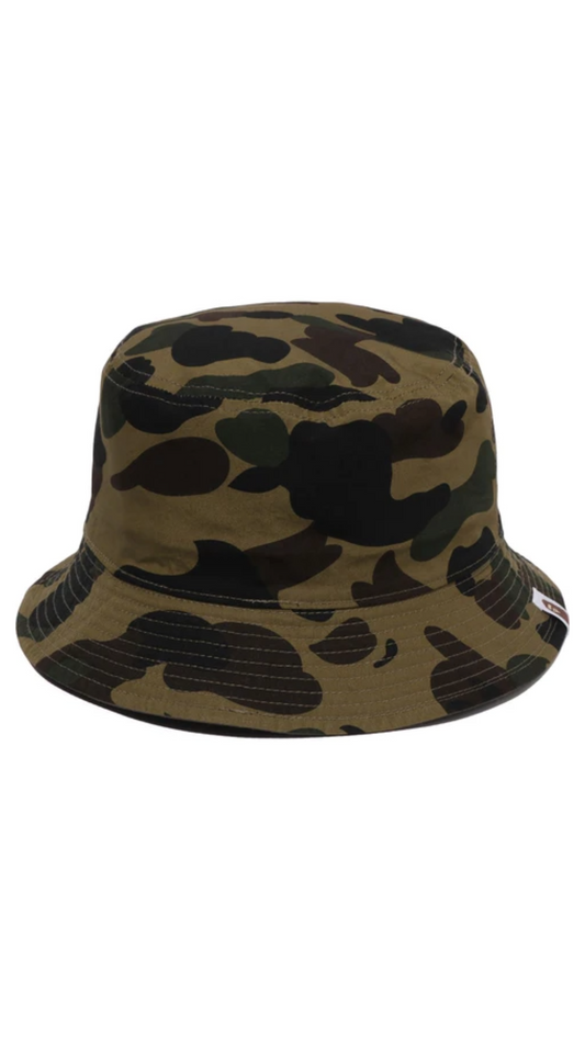BAPE GREEN ONE POINT REVERSIBLE HAT