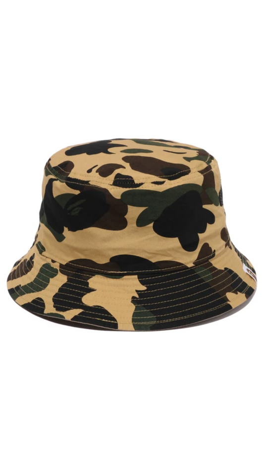 BAPE YELLOW ONE POINT REVERSIBLE HAT