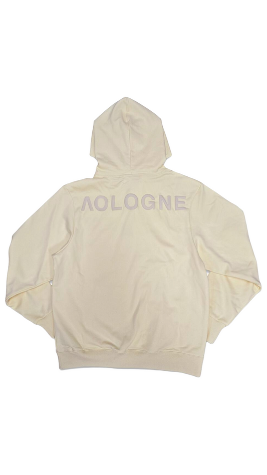 AOLOGNE "STAND ALONE" CREAM HOODIE
