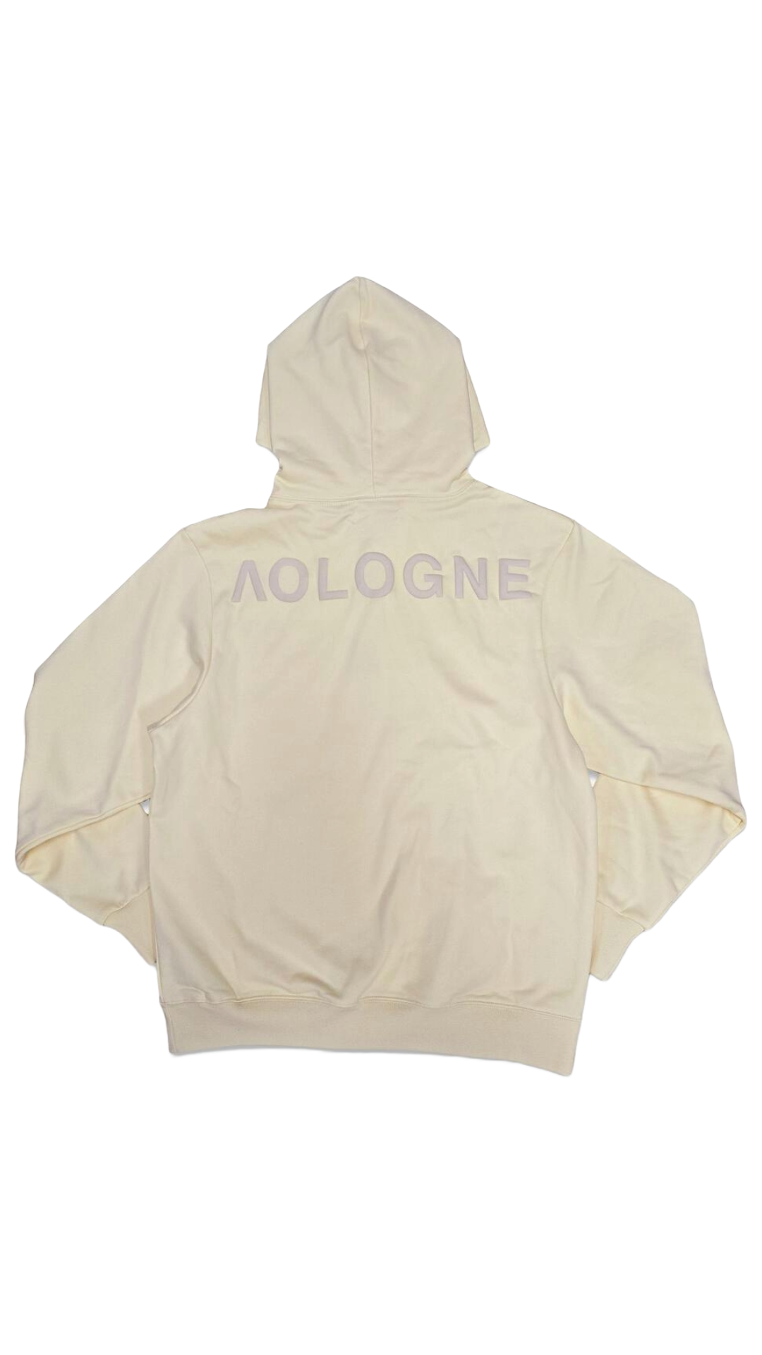 AOLOGNE "STAND ALONE" CREAM HOODIE